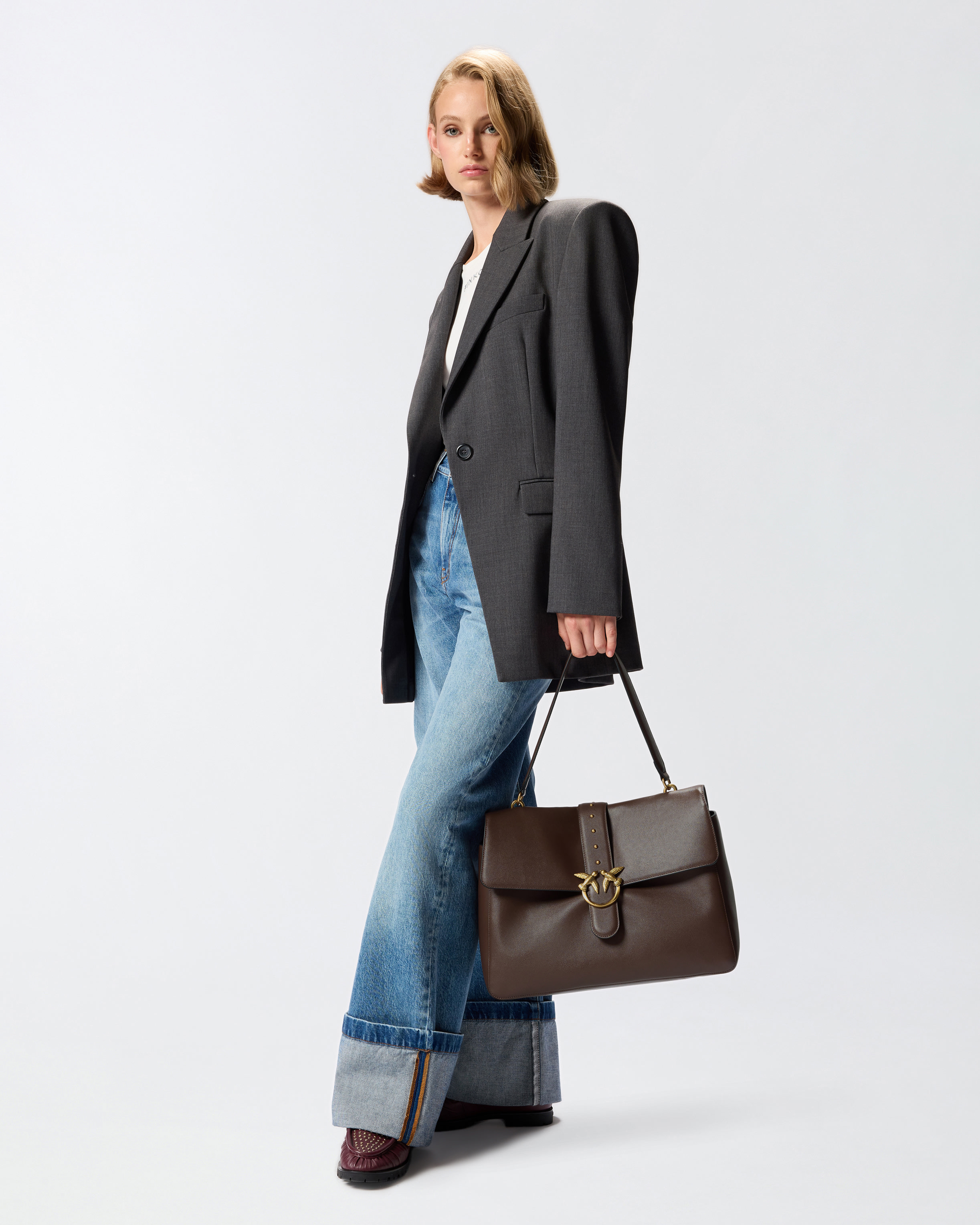 Torba Na Ramię Maxi Love Bag Slouchy Ze Skóry