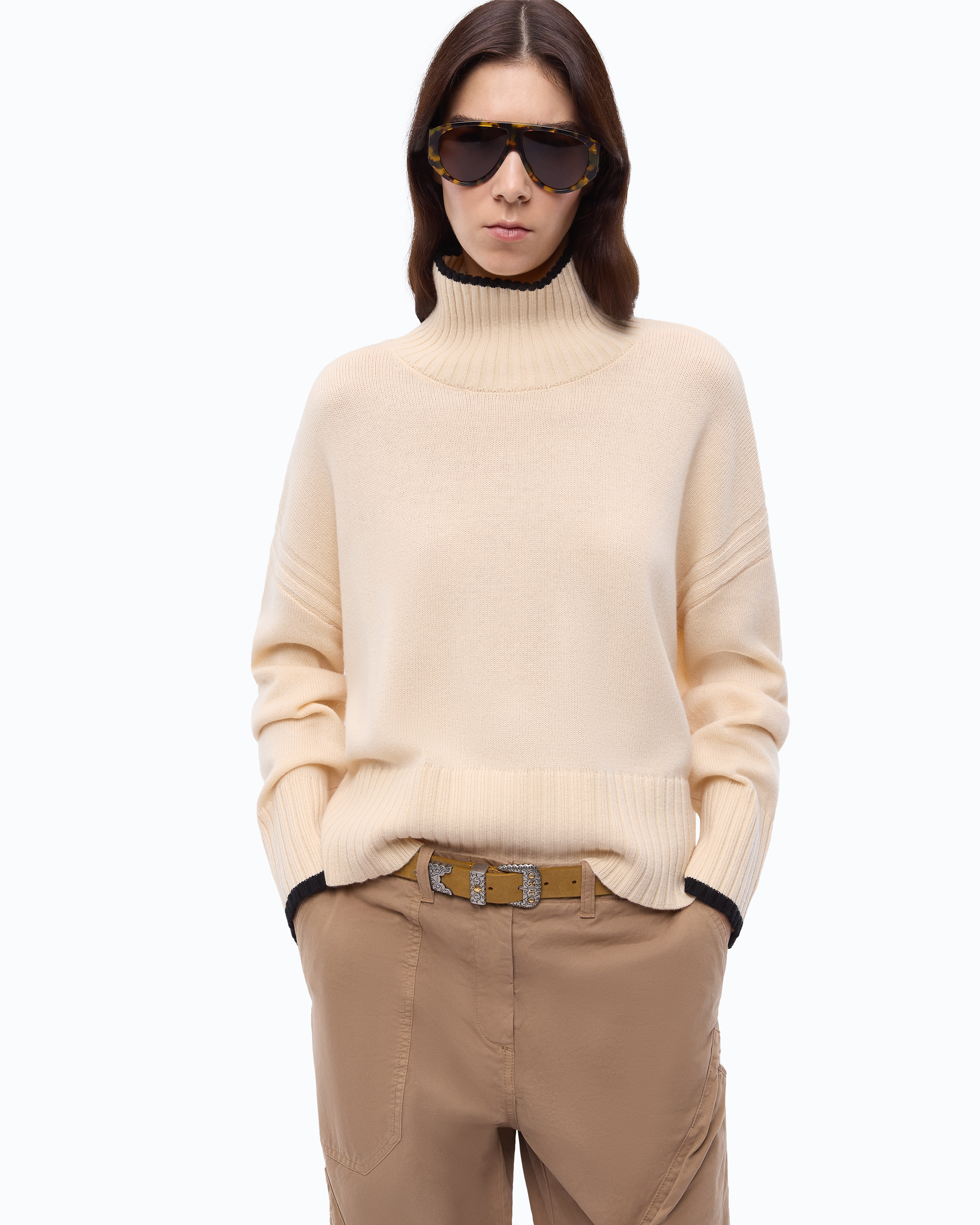 Rollkragenpullover Aus Wolle Und Kaschmir