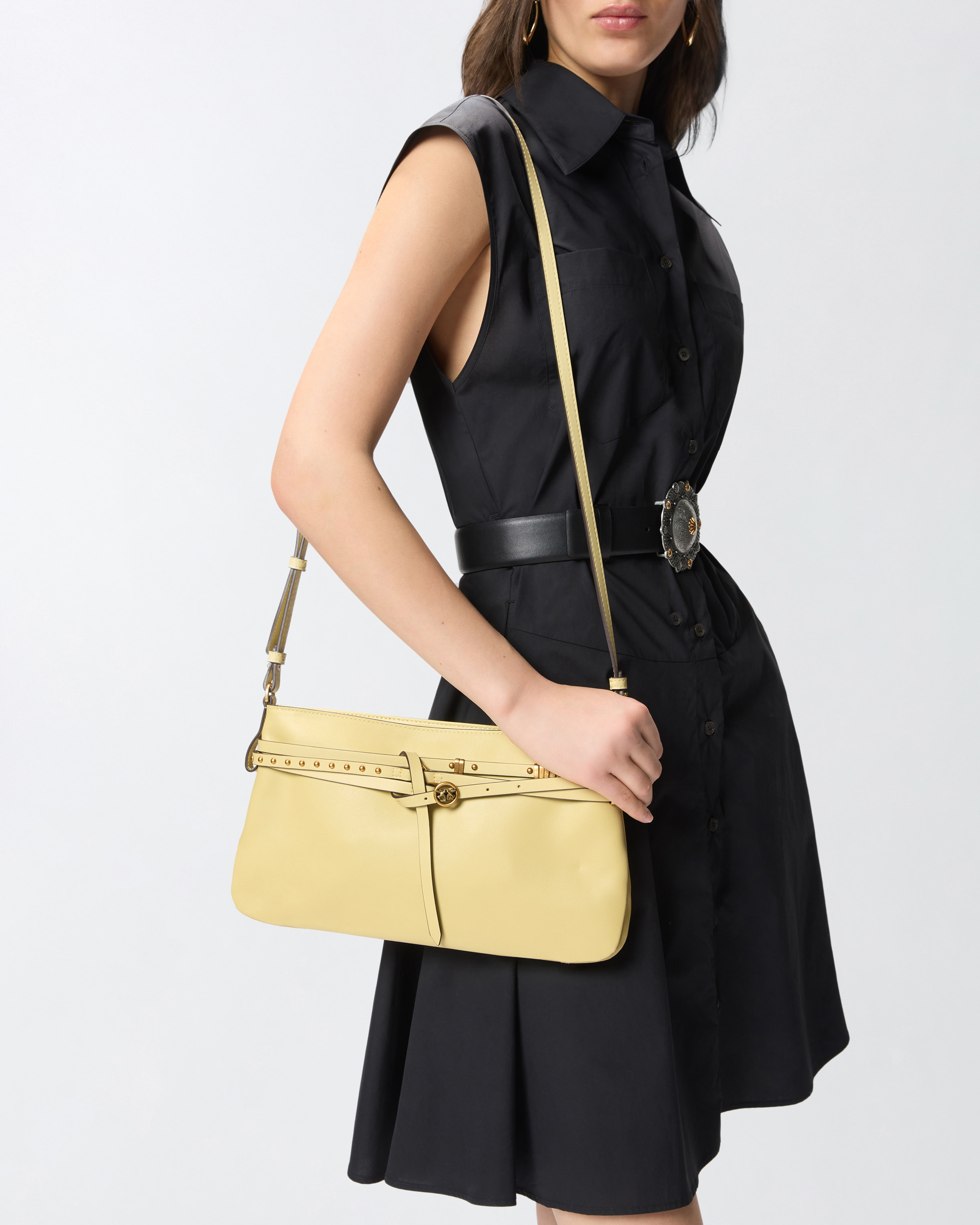 Sac Porté Épaule Moyen Belt Bag En Cuir