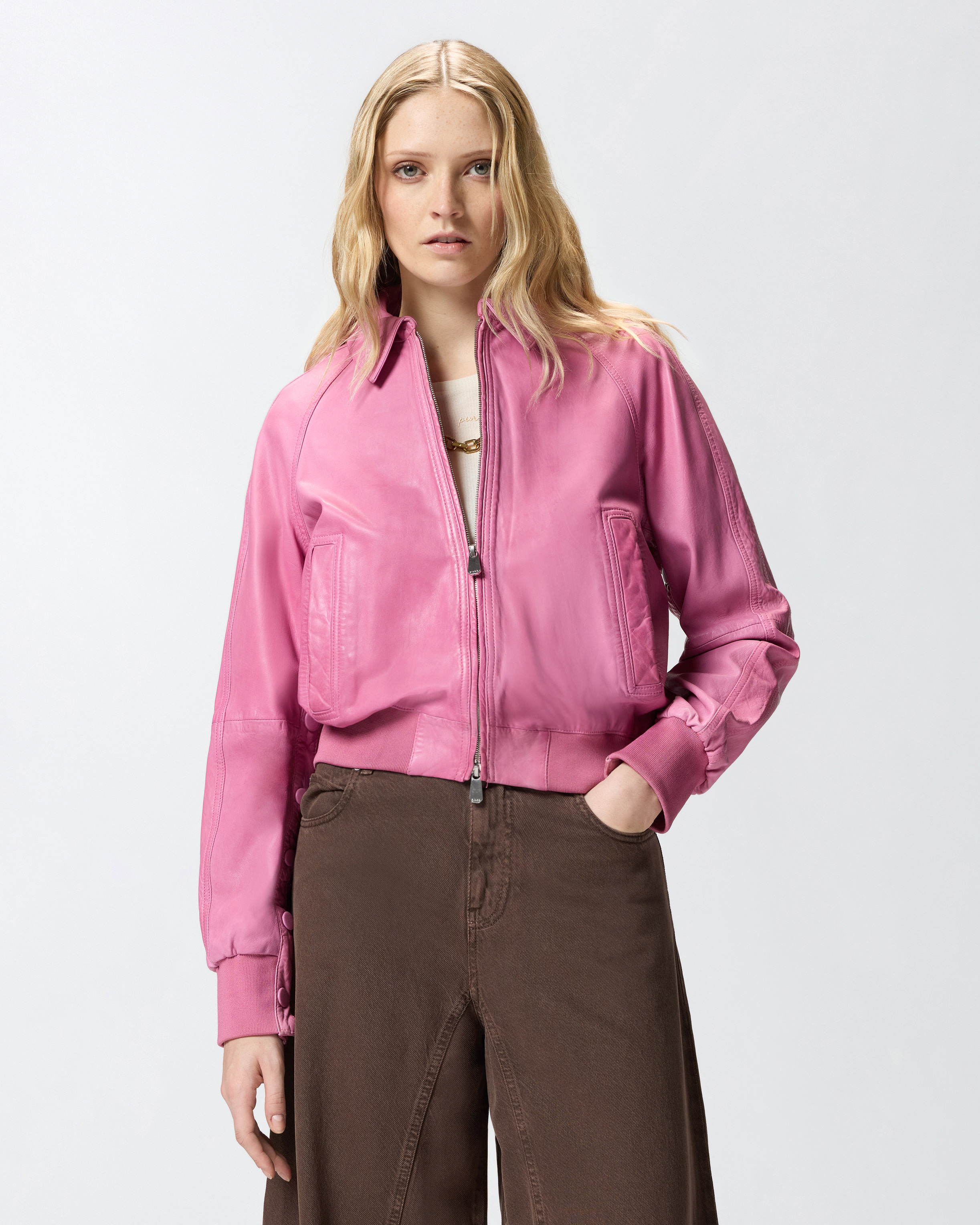 Bomber In Pelle Vintage