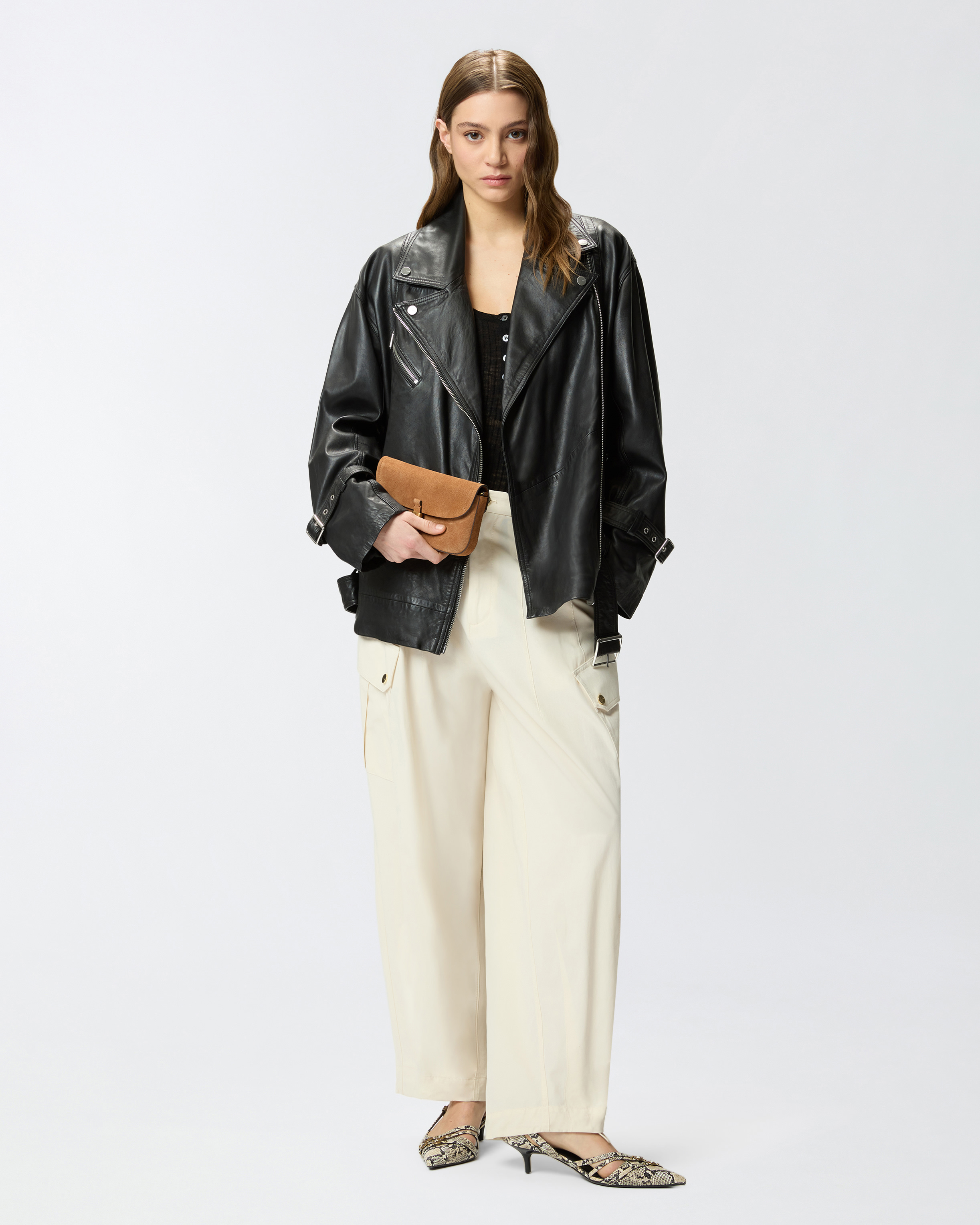 Pantaloni Fluidi In Cotone