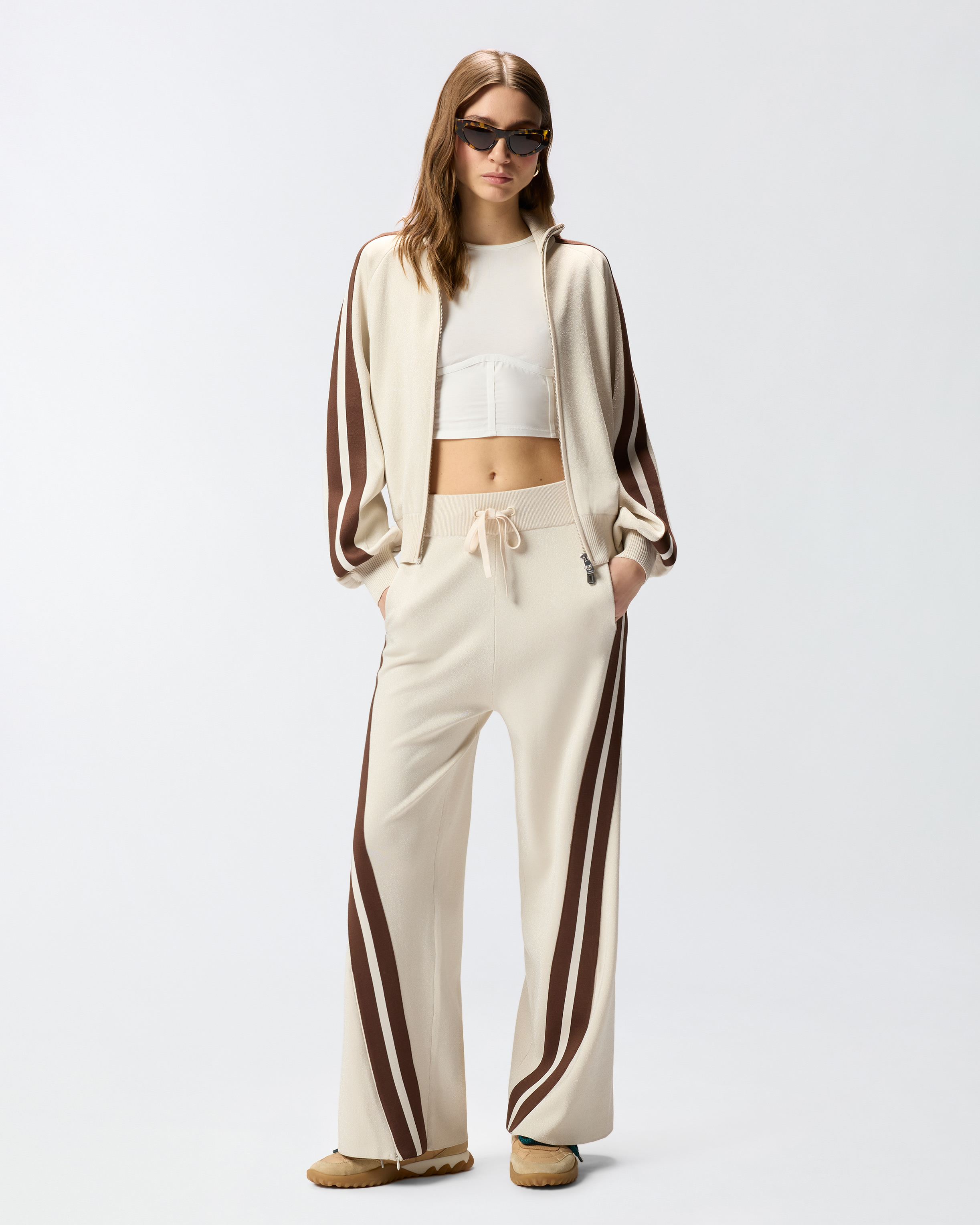 Sporty Trousers With Bands