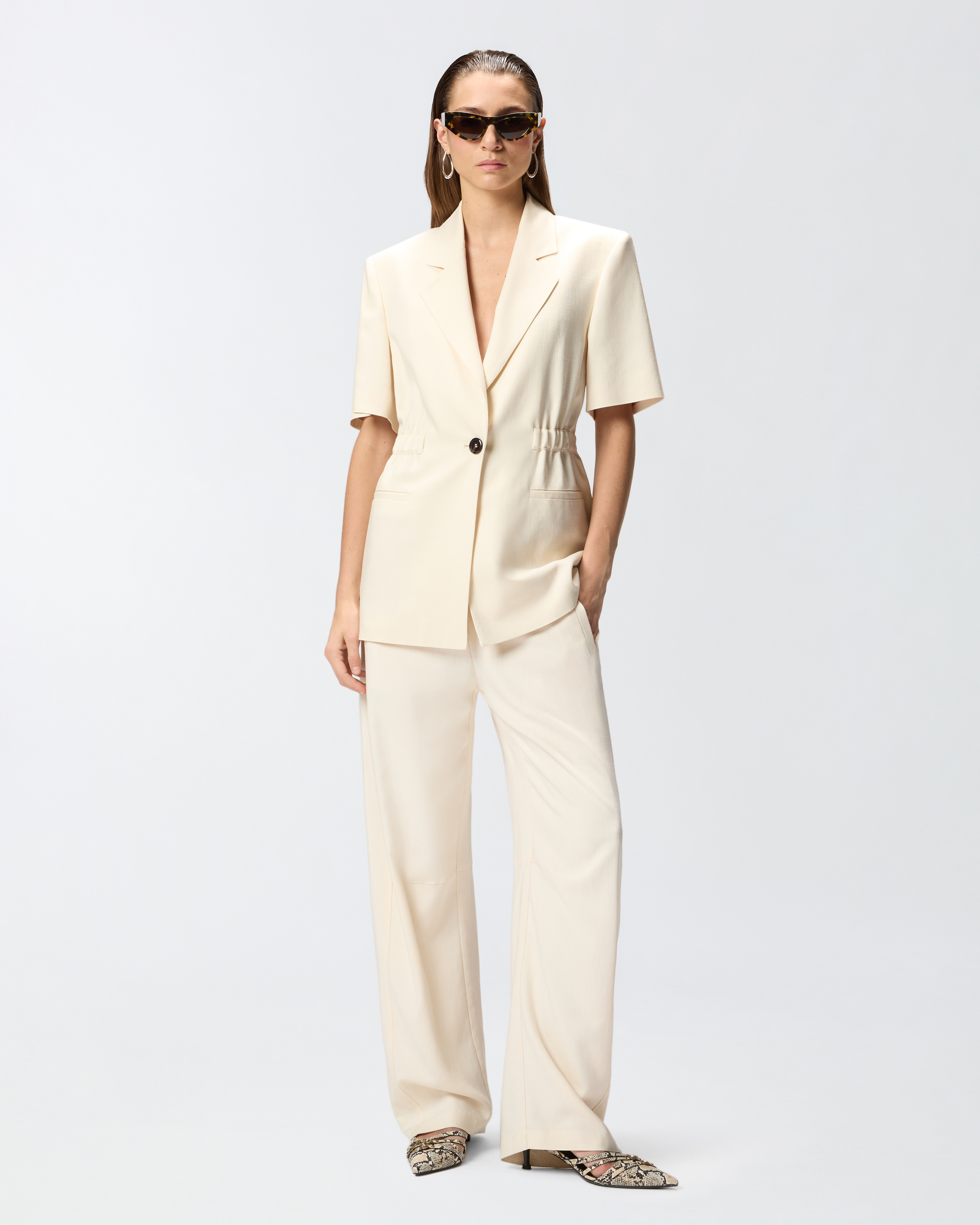 Pantaloni Con Cintura