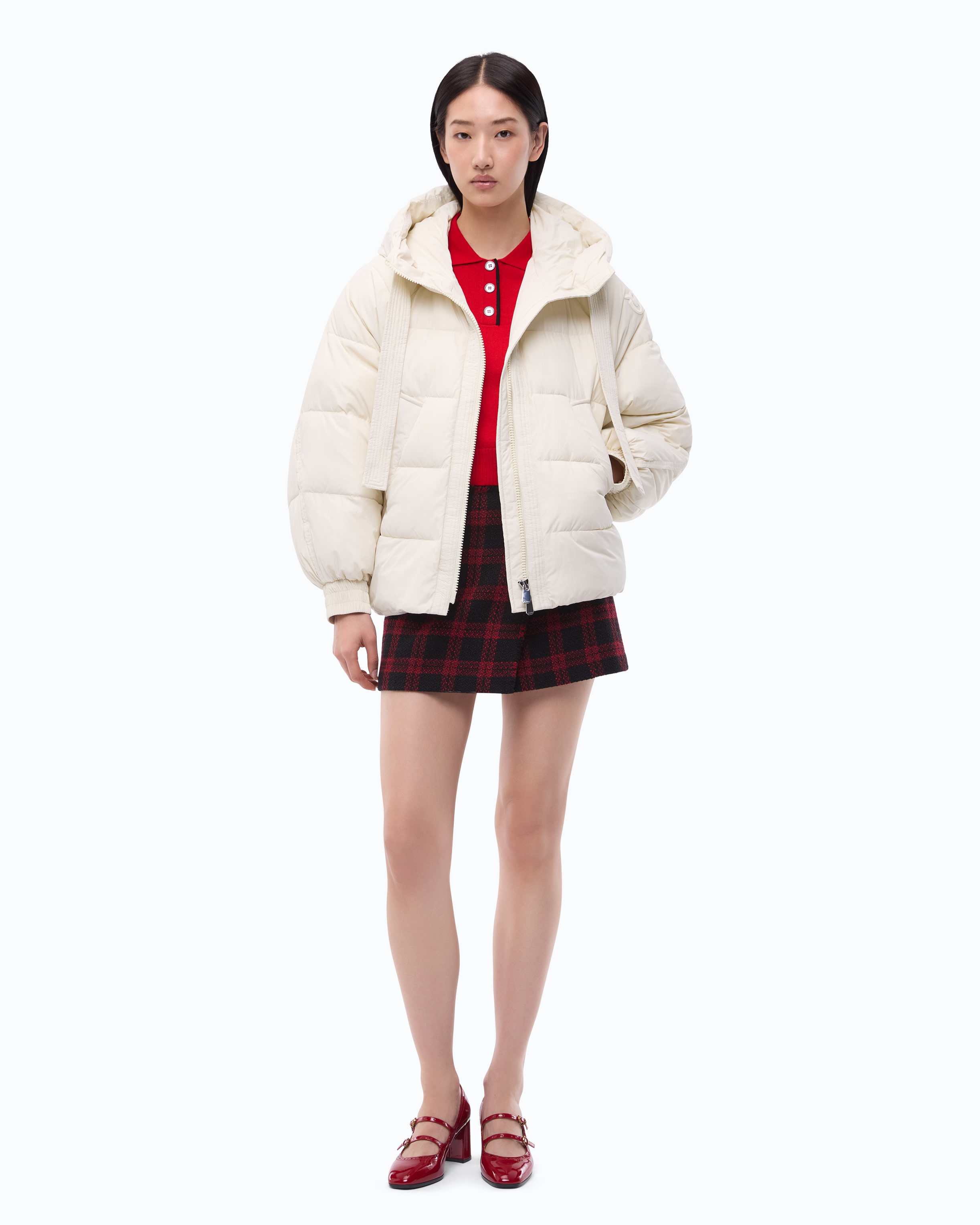 Giacca Blouson Oversize Con Cappuccio