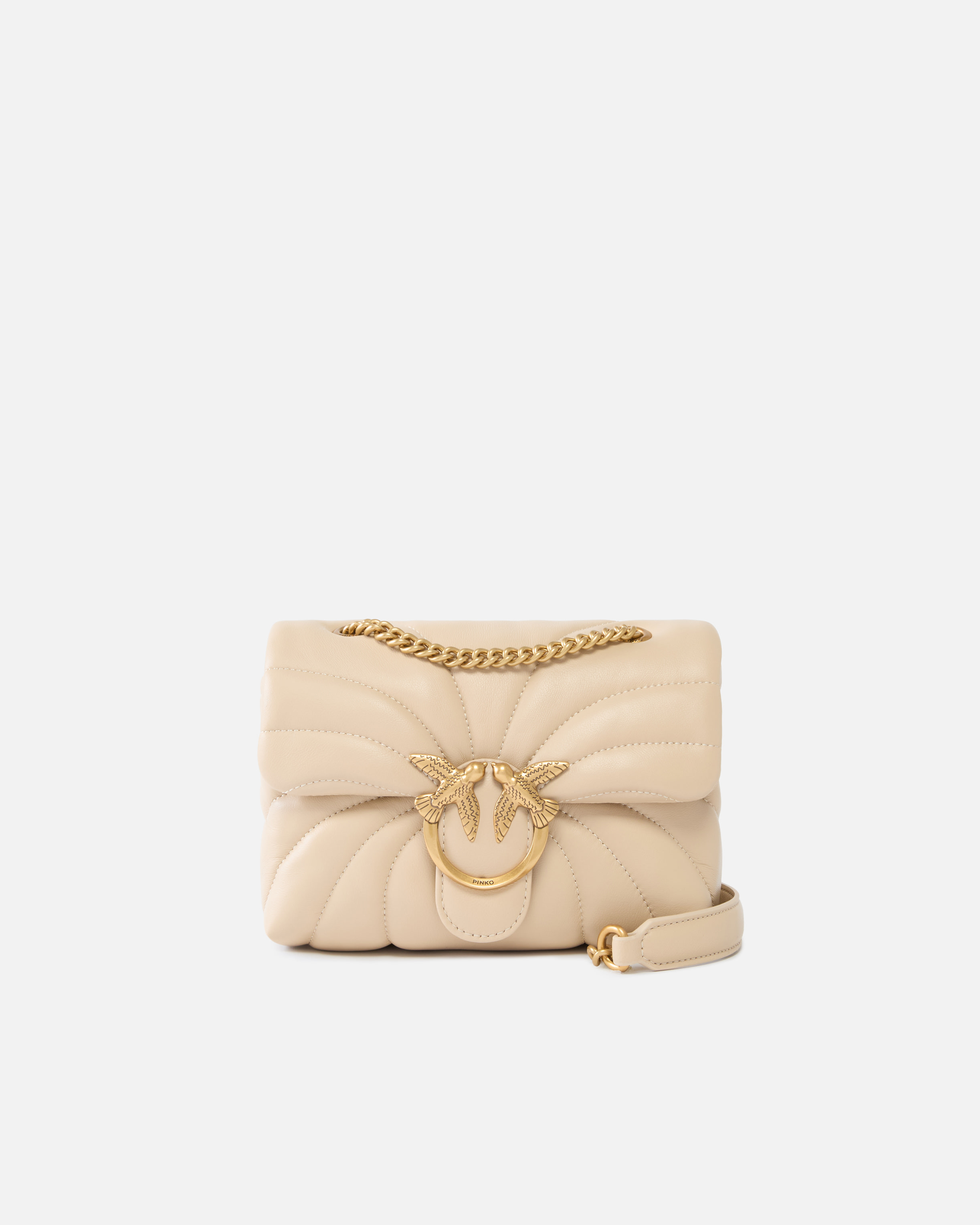 Mini Borsa Love Bag Puff Butterfly A Tracolla In Nappa