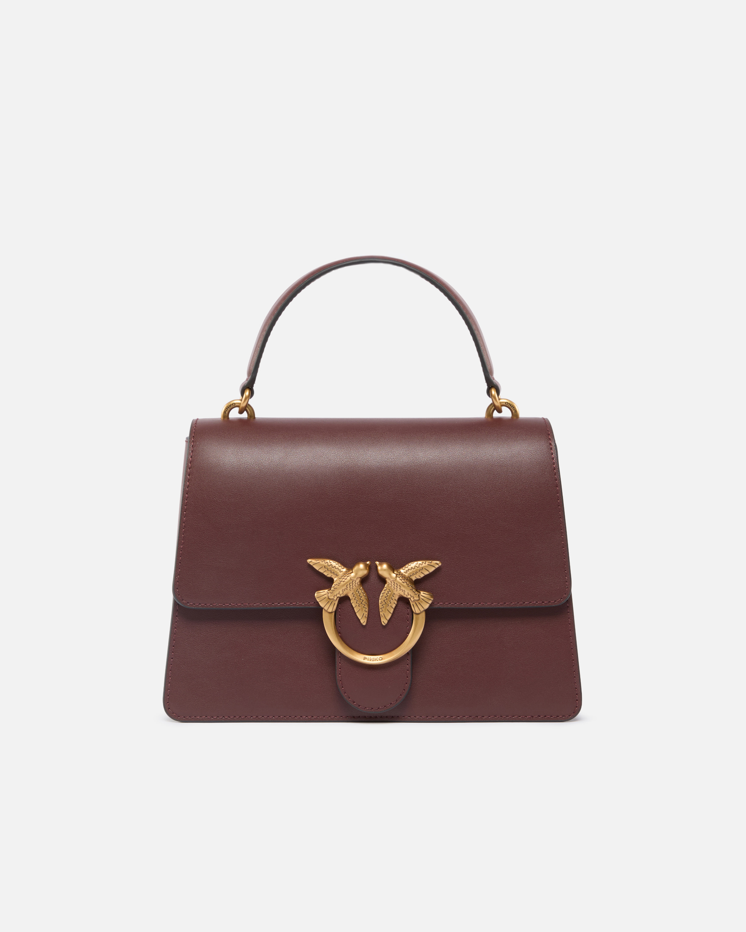 Bolso Mediano De Mano Love Bag Top Handle En Piel