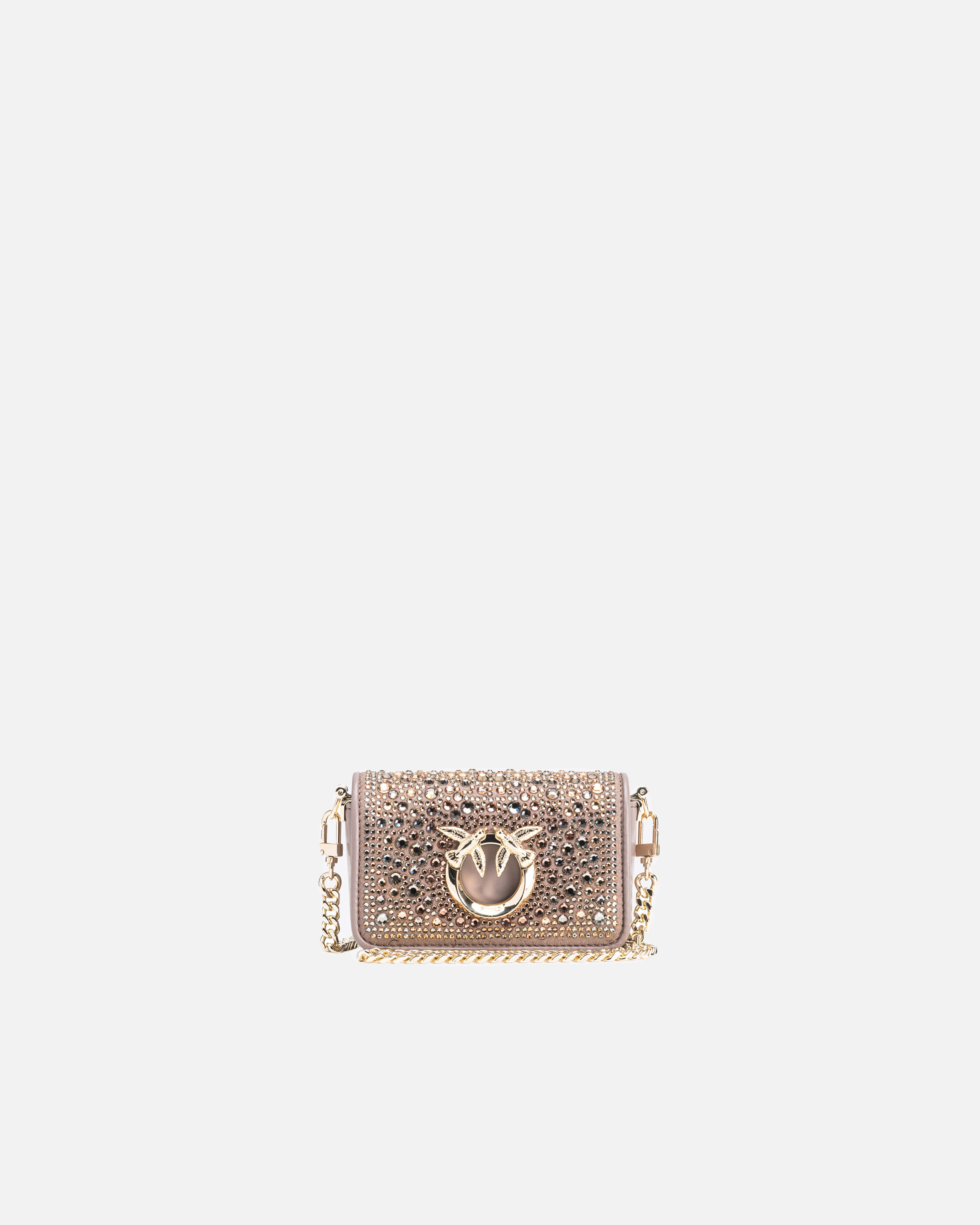 Micro Love Bag Click Full Strass Pinko Galleria