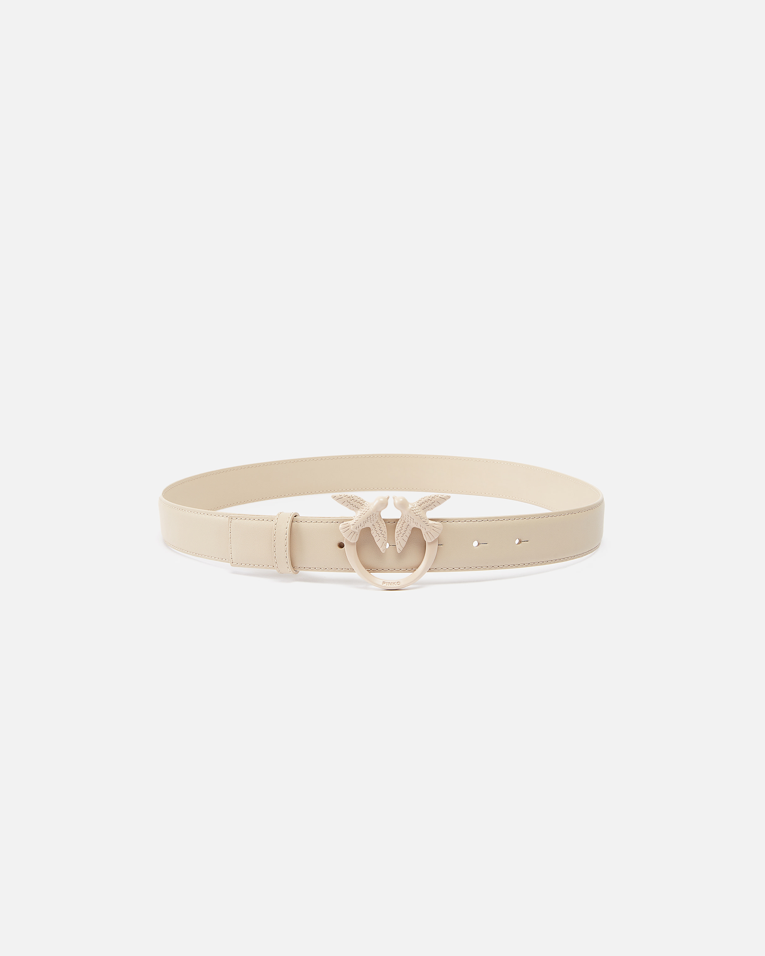 Belt With Colored Buckle 3Cm