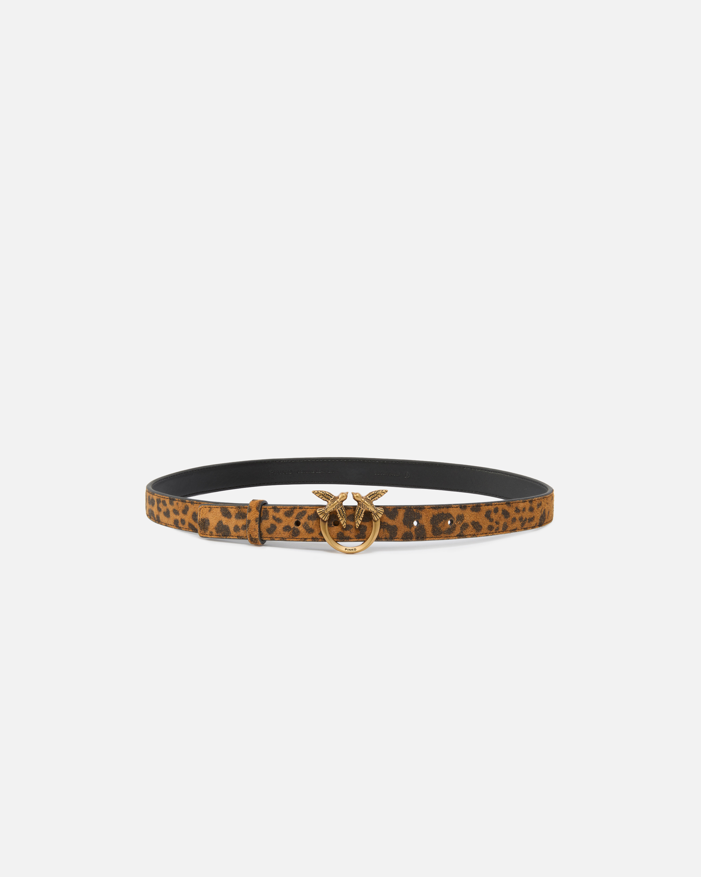 Ceinture Léopard Avec Boucle Love Birds 2 Cm