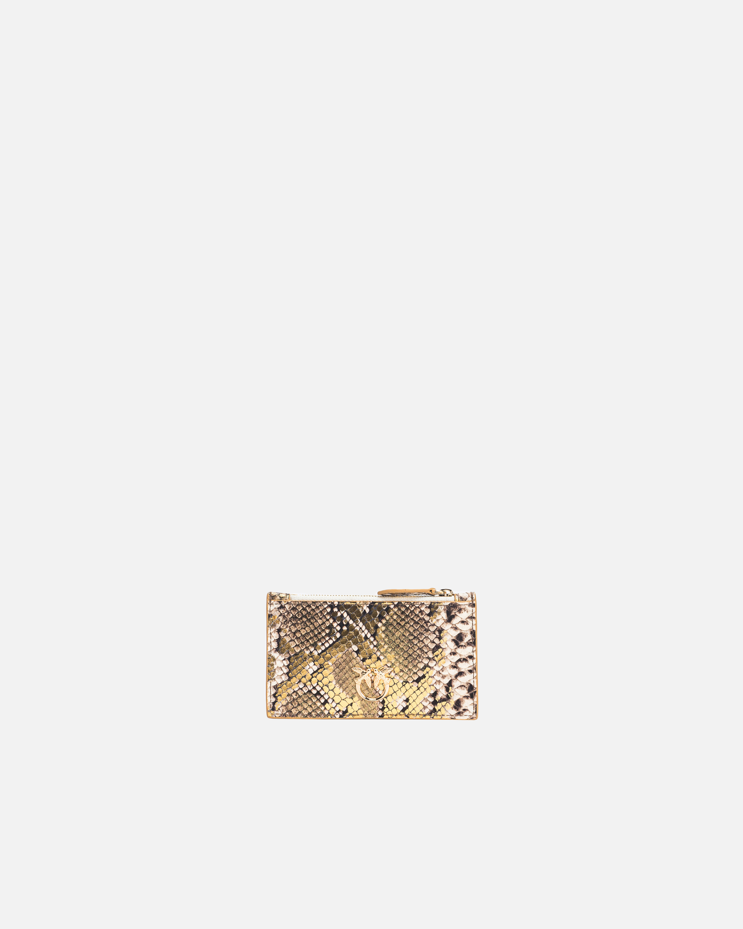 Porta Carte Rettile Laminato Pinko Galleria