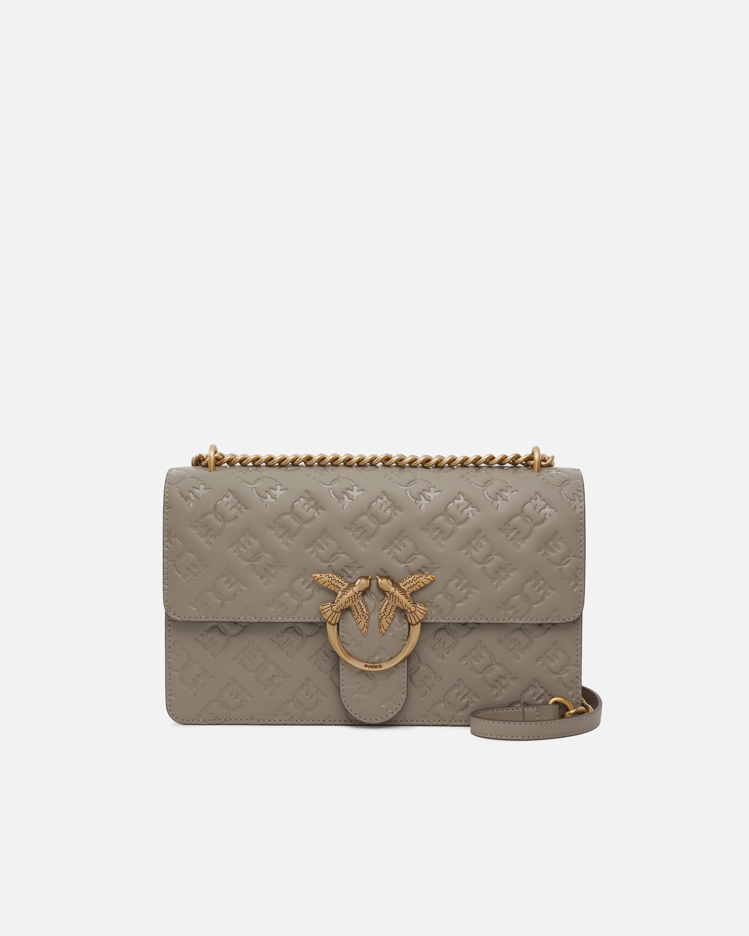 Love Bag Leather Crossbody Bag With Logo