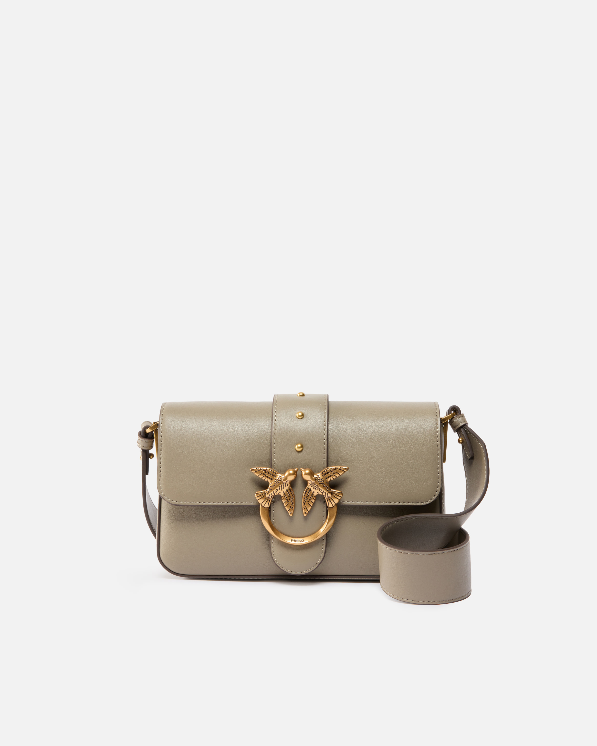 Bolso De Hombro Suave Mini Love Bag En Piel