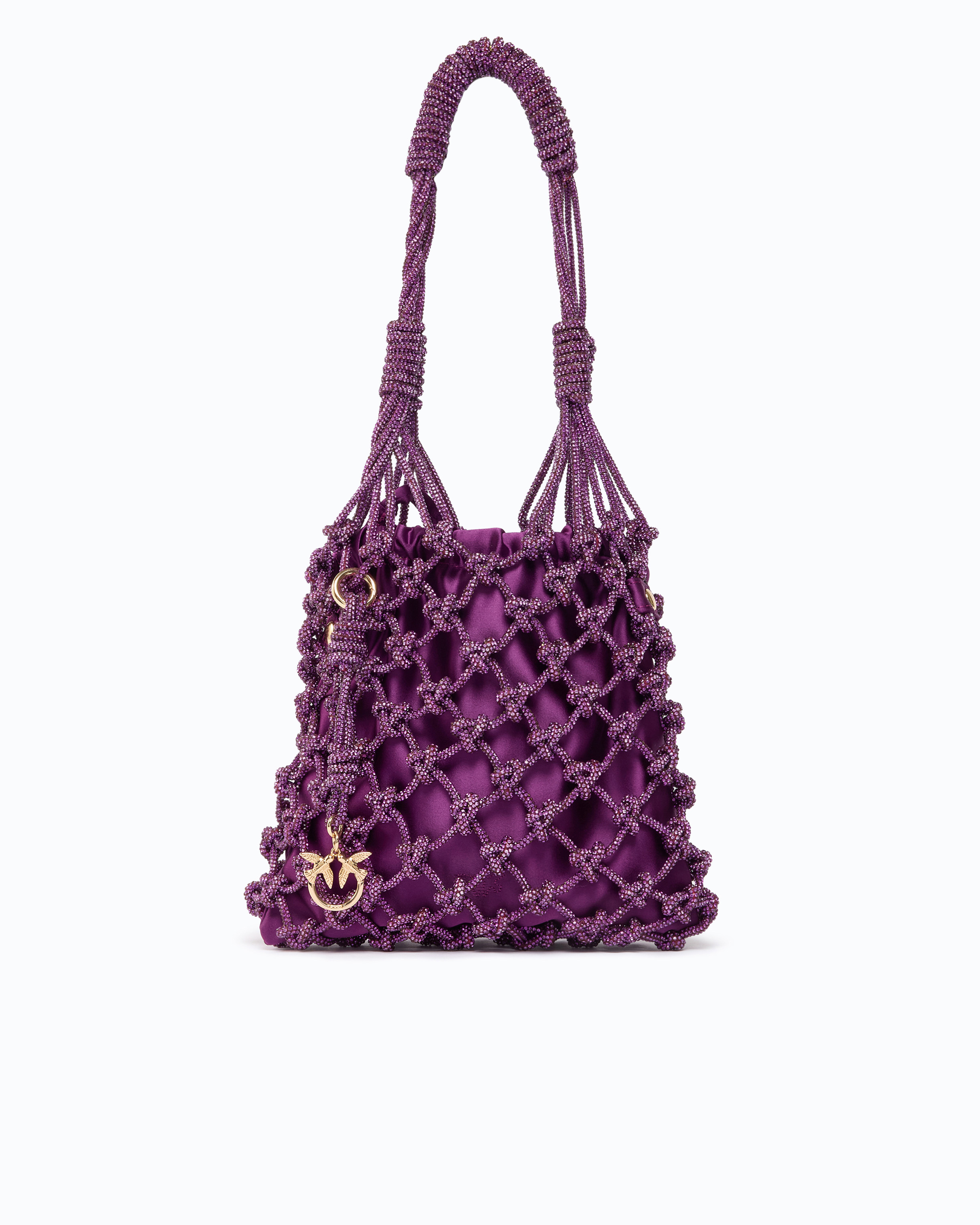 Borsa A Spalla Piccola Con Micro Strass