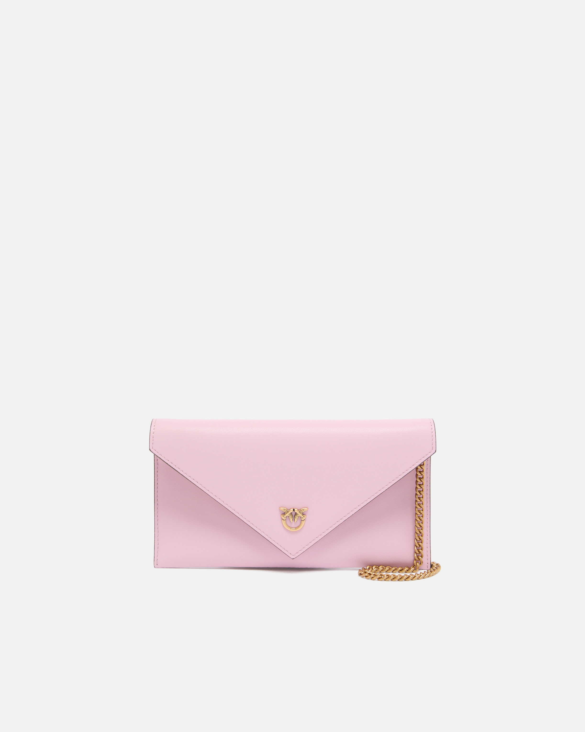 Bolso Tipo Sobre Pequeño En Piel Lisa Con Logotipo Love Birds