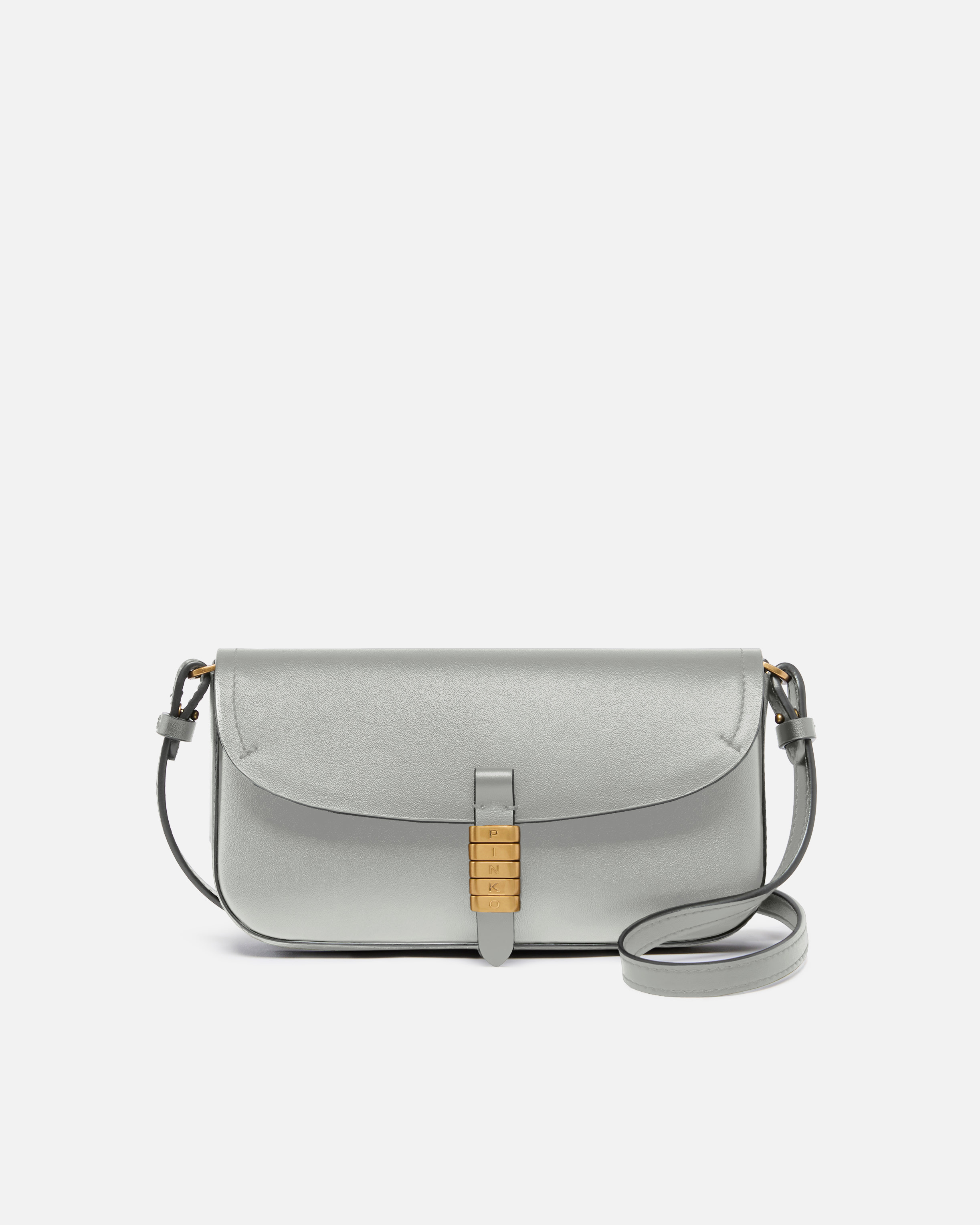 Mittlere Schultertasche Saddle Flat Aus Leder