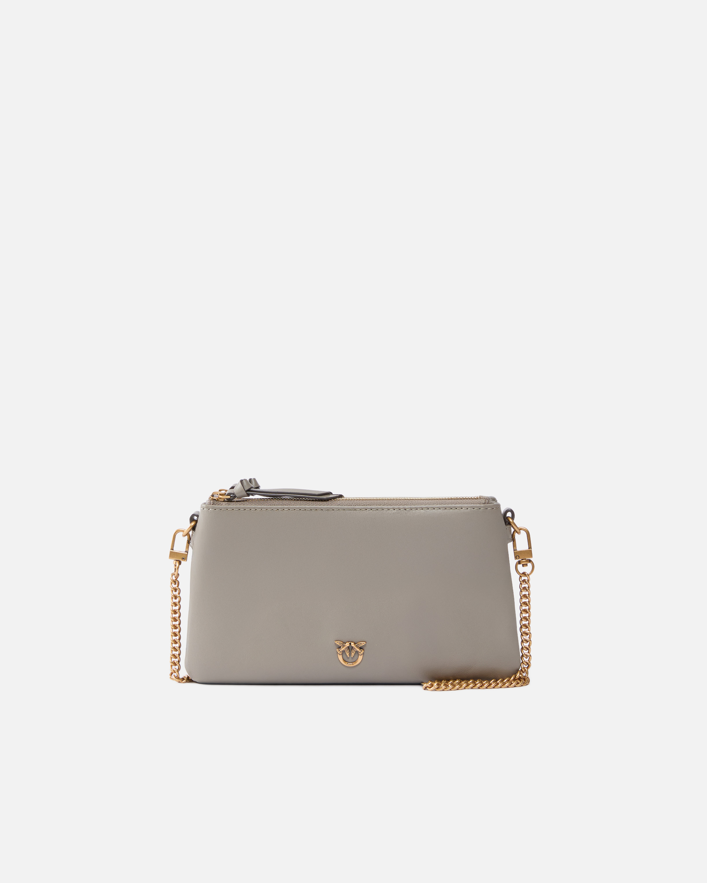 Borsa A Tracolla Mini Double Bag Piccola In Pelle Con Tracolla