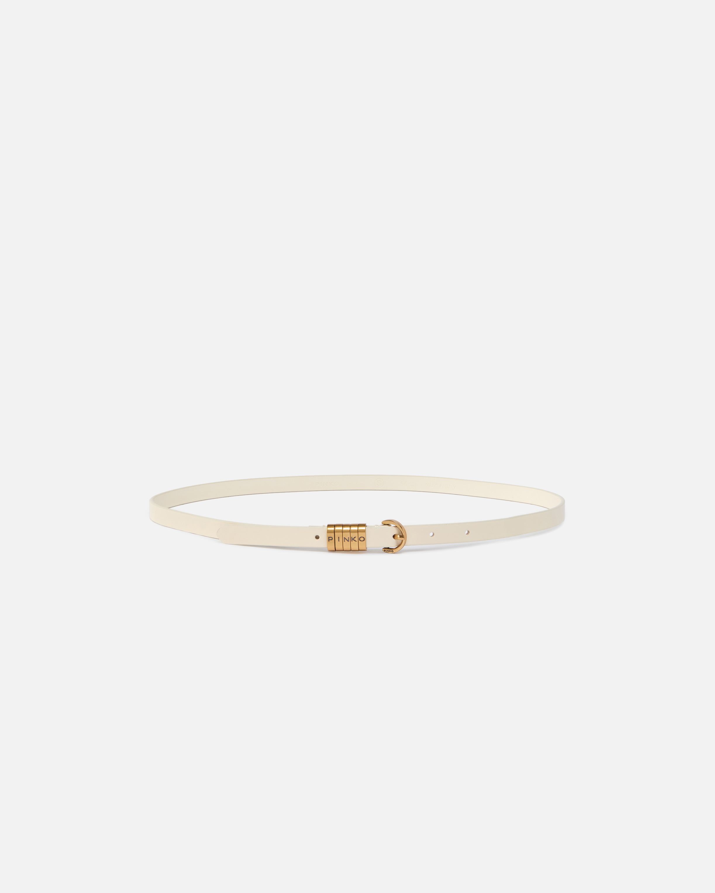 Pasek Z Napisem Z Logo Pinko 1,2 Cm