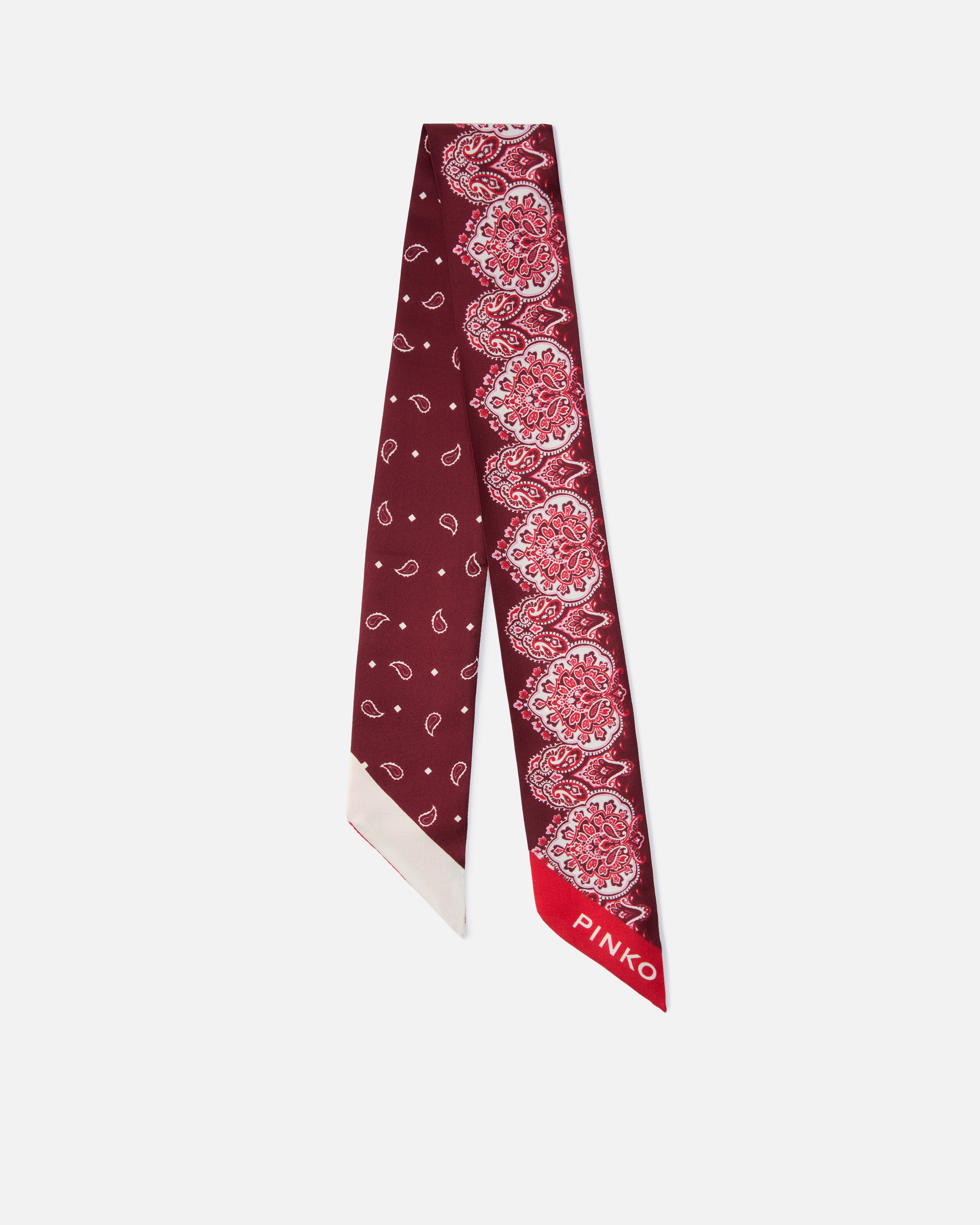 Feines Tuch Mit Floralem Paisleyprint