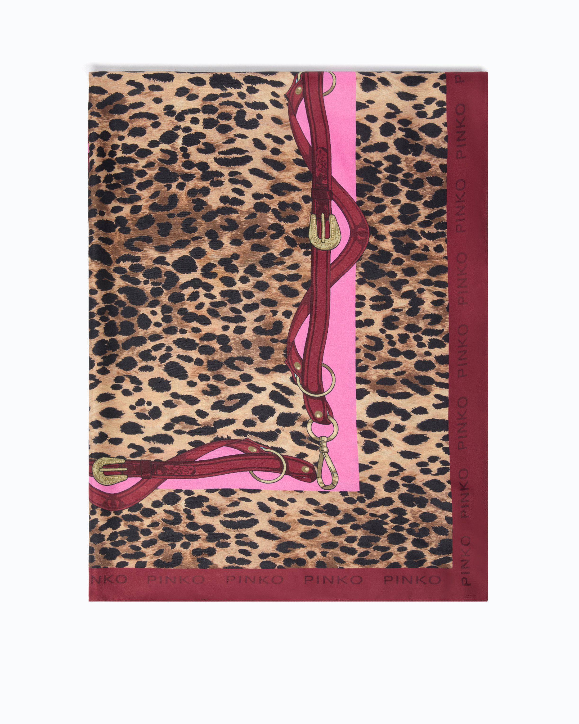 Foulard Con Stampa Maculata